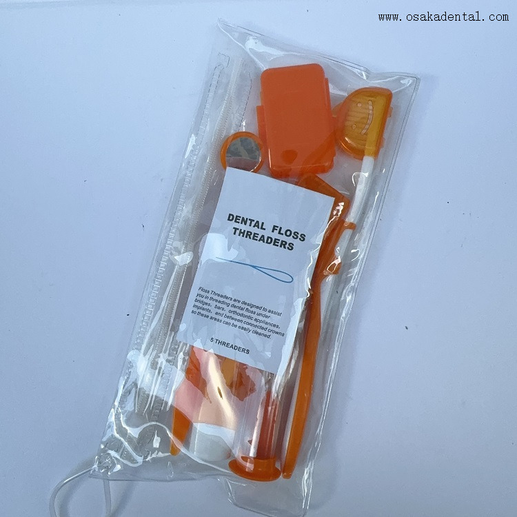 Conjunto de cuidados ortodônticos odontológicos em PVC OSA-OT01