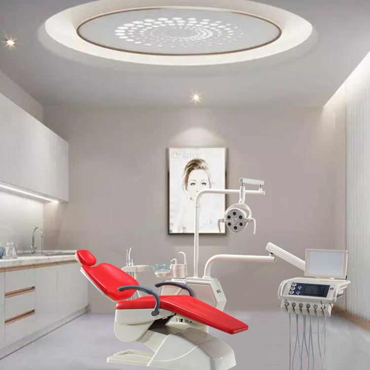 Cadeiras de higiene dental com l&acirc;mpada LED para cl&iacute;nica