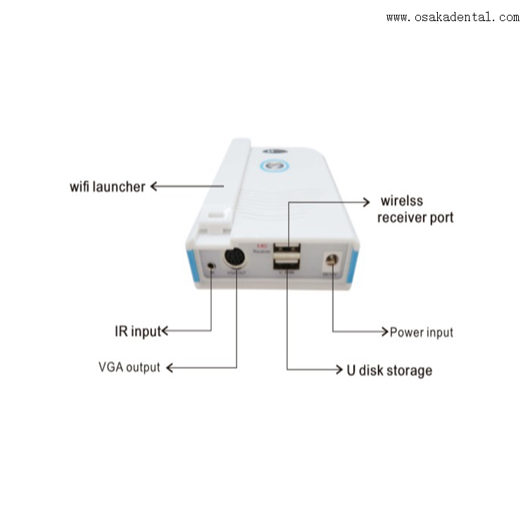 Câmera odontológica intraoral sem fio de 5.0 megapixels CCD WIFI