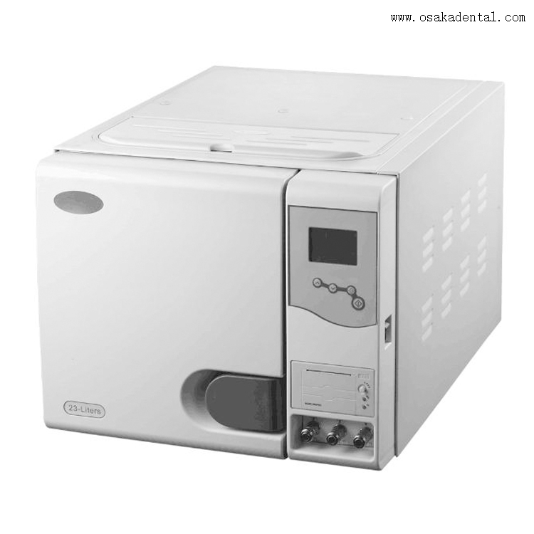 Visor LCD Europeu Classe B 18L/23L com impressora embutida autoclave dental