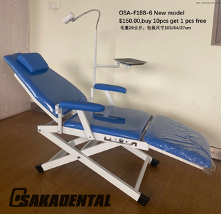 Unidade de cadeira odontológica portátil Cadeira odontológica dobrável Cadeira odontológica móvel