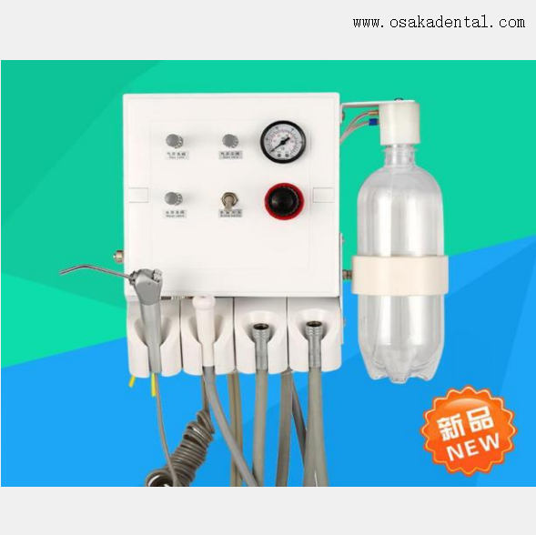 Turbina de ar portátil com peça de mão dentária leve