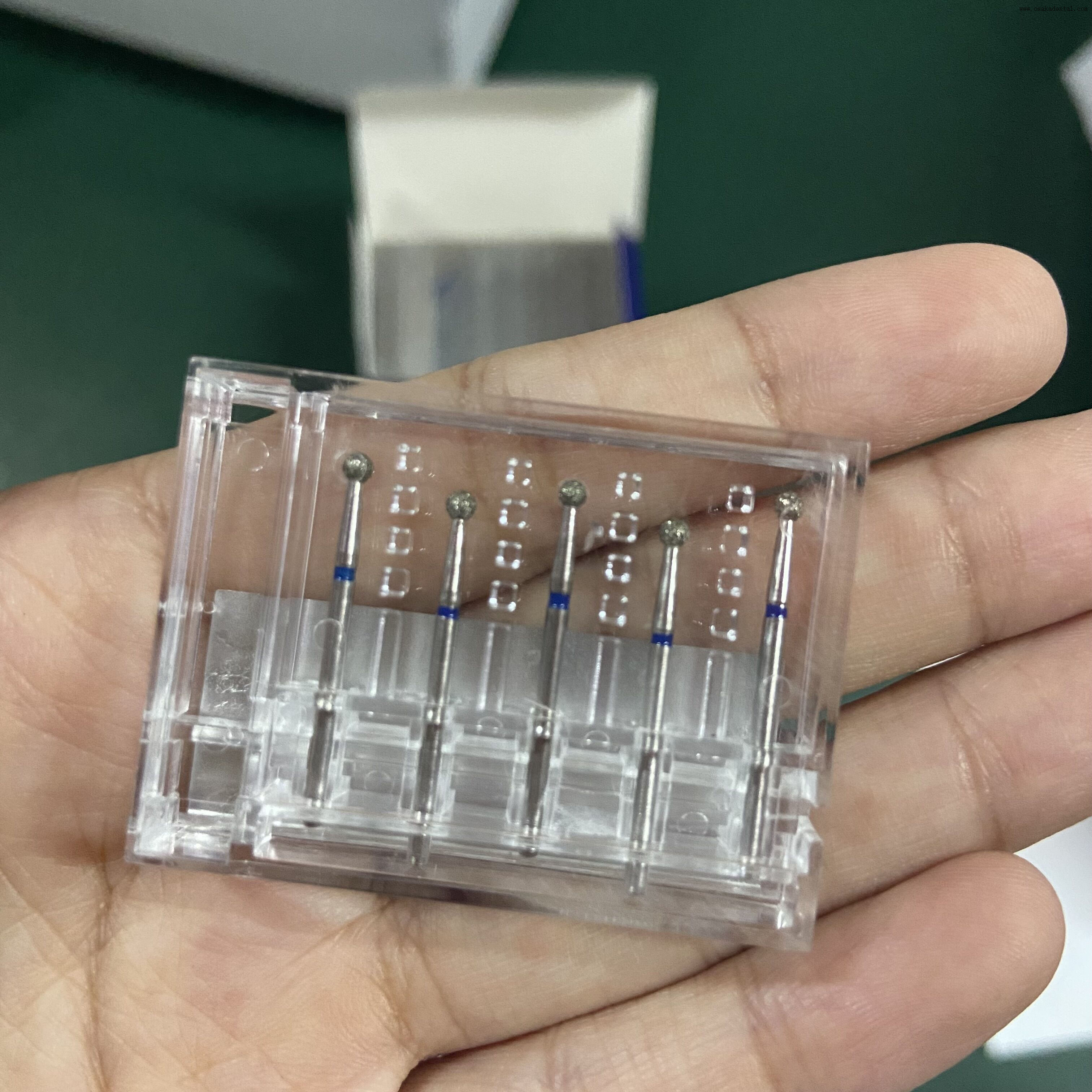 Brocas de diamante FG dentárias Brocas longas