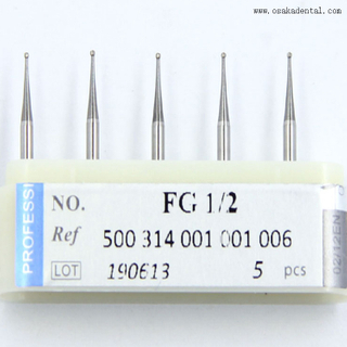 Dental Rodada 1/2 Pequenas Burs de Carboneto de Cabeça