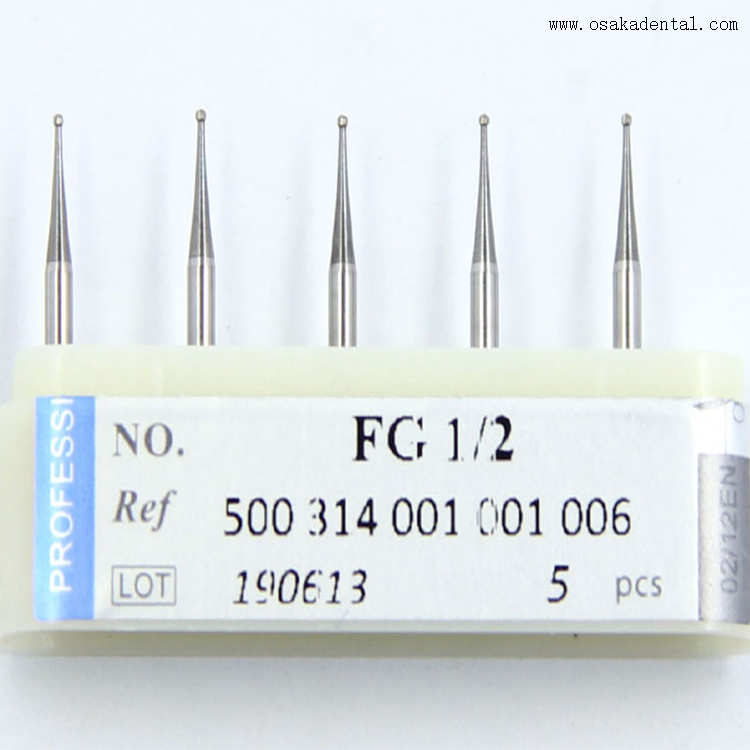 Dental Rodada 1/2 Pequenas Burs de Carboneto de Cabeça