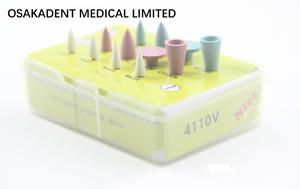 Kit de brocas de polimento de resina composta de polidor de borracha dentária OSA-4110V