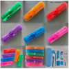 Kit ortodôntico dental colorido com embalagem em caixa