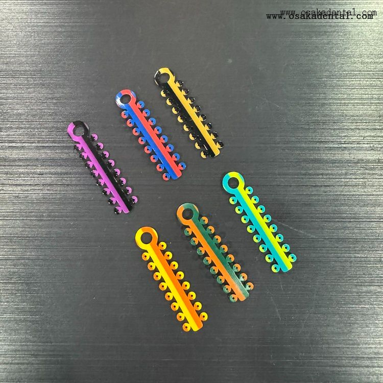 Laço ortodôntico dental de cor dupla OSA-F729-S1-D