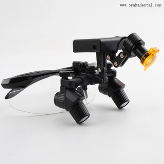 Conjunto de luz de lente de aumento de canto dental lupas dentárias