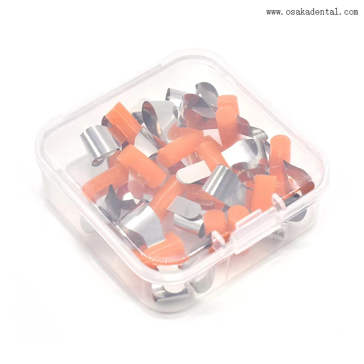 Banda de matriz dentária de material dentário para restauração de dentes