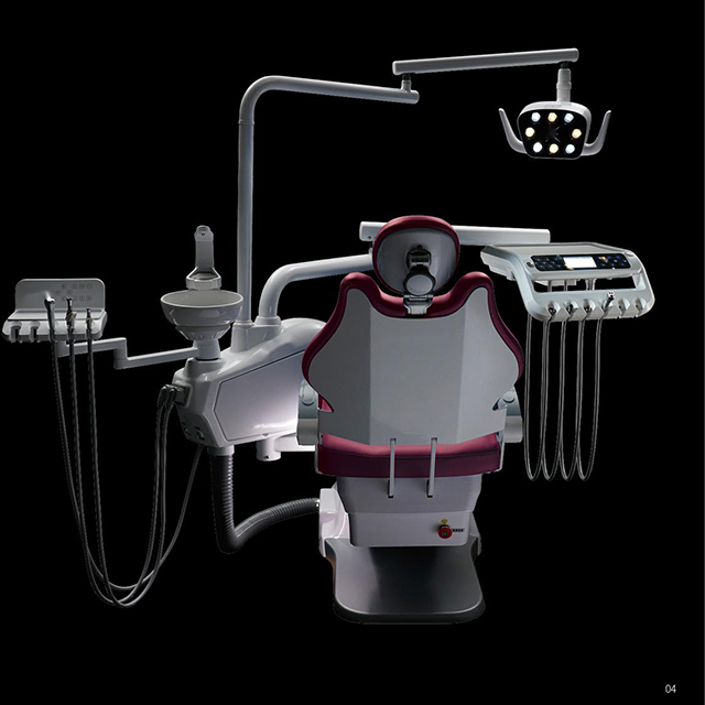 Lâmpada de couro confortável para cadeira odontológica para clínica odontológica com material de alginato de impressão dentária