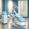 Dispositivo avançado de clareamento dental para limpeza e clareamento profissional dos dentes em ambientes clínicos modernos