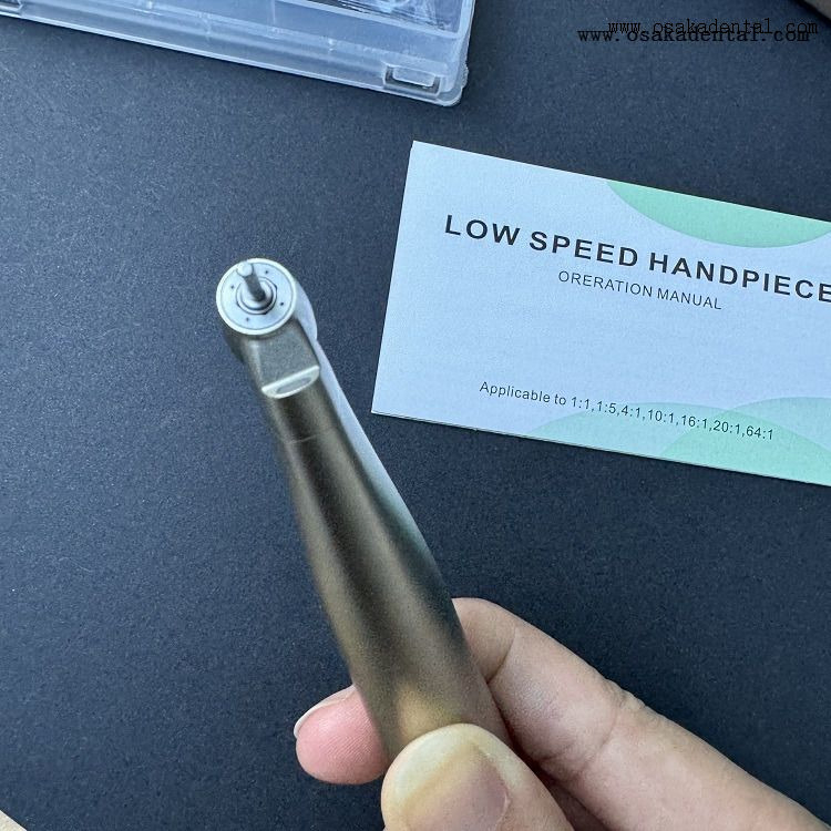 Dental 1:4.2 Fibra Óptica Cirúrgica Contra Ângulo Corpo de Titânio Spray Interno OSA-R204-L