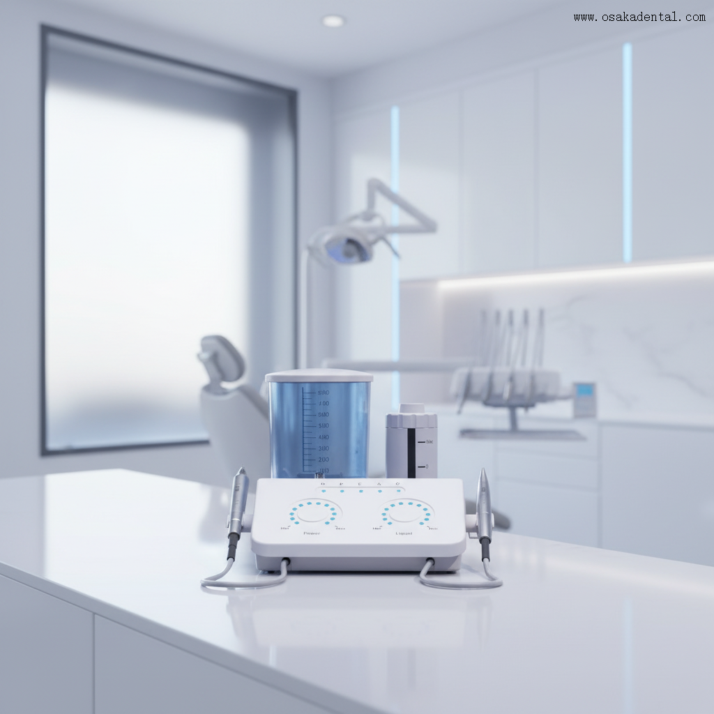 Scaler dental com Air Prophy dois em um dispositivo