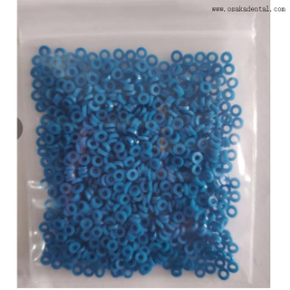 Separadores Elásticos de Dentes Ortodônticos Azul Posterior Grande