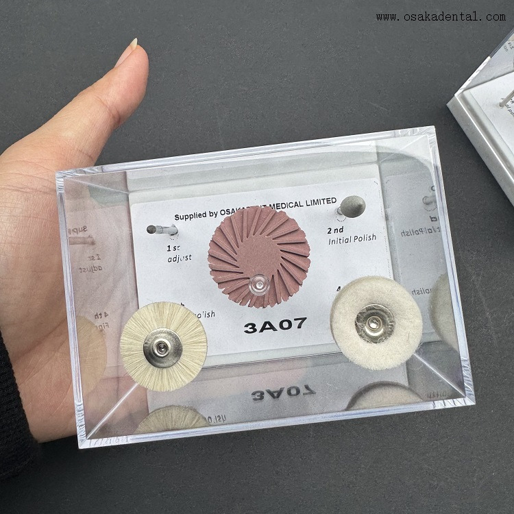 Kit de polimento de ajuste dentário para cerâmica 3A07