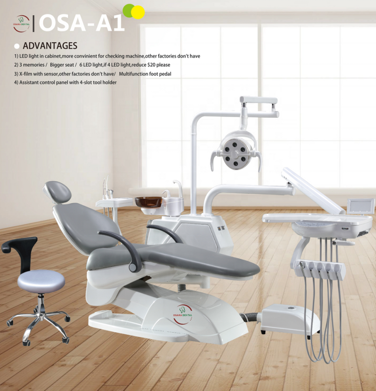 Equipamento dental de alta qualidade Nova unidade dental com 3 memórias OSA-A1