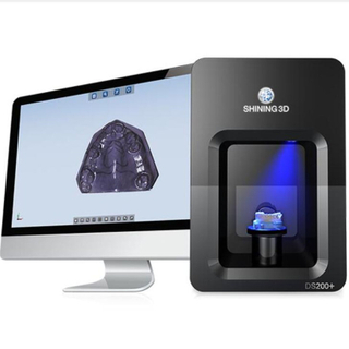 Um scanner 3D dental automático