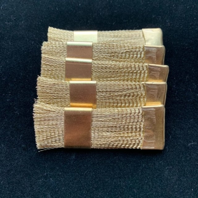 Escova plana dos fios de bronze dentais do laboratório dental