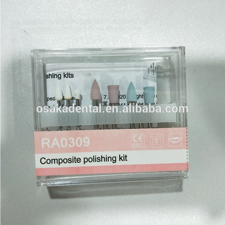 AZDENT Composite Resin Polishing Kit For Low-Speed Dental Lab – RA0309, Latch-Type