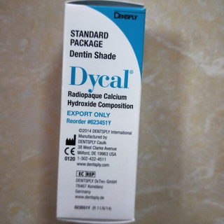 Dycal da máscara dental do material dental / composição radiopaca do hidróxido de cálcio