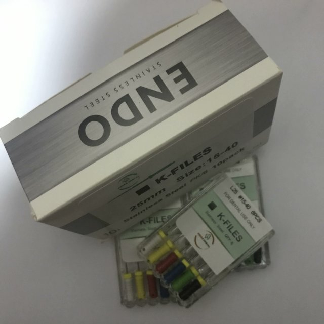 Um arquivo K endodôntico da marca Osakadent de qualidade