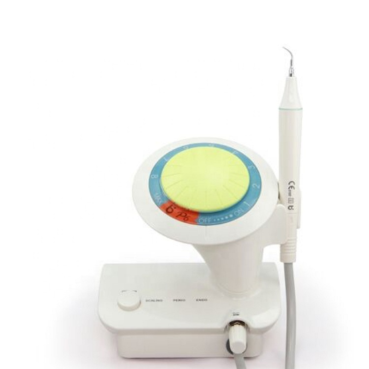 Scaler ultra-sônico dental P6 com a peça de mão destacável plástica H2 e 6 pontas, compatível com EMS