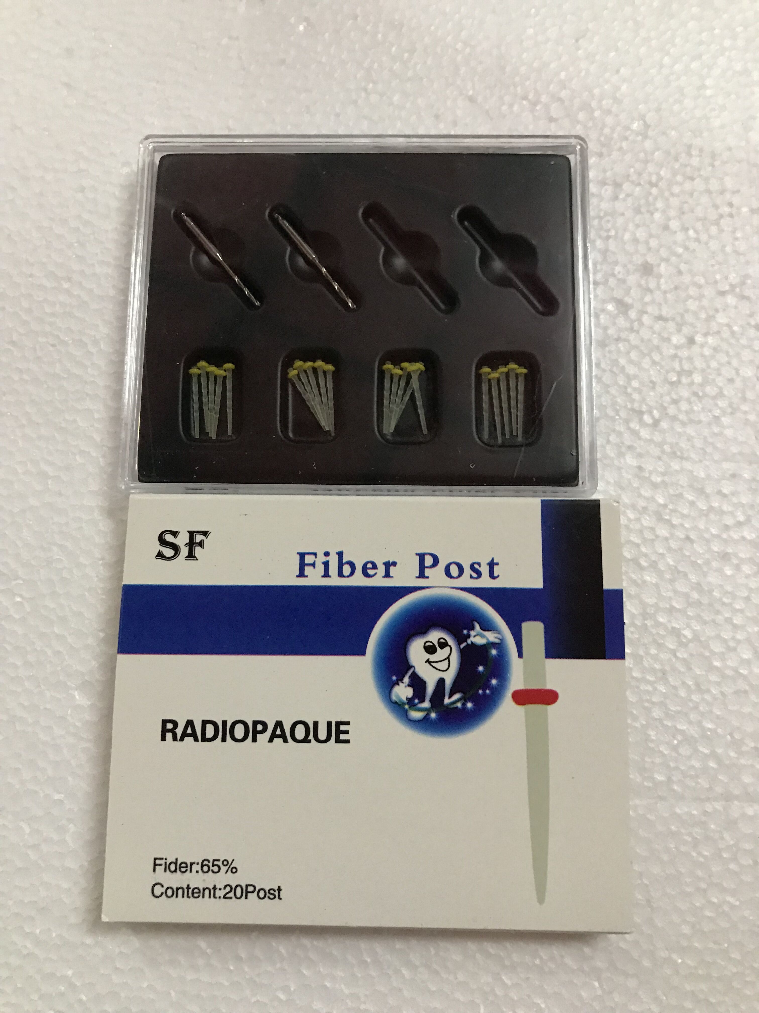 Poste de fibra dental com broca