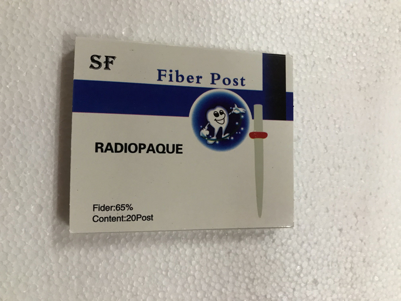 Poste de fibra dental com broca