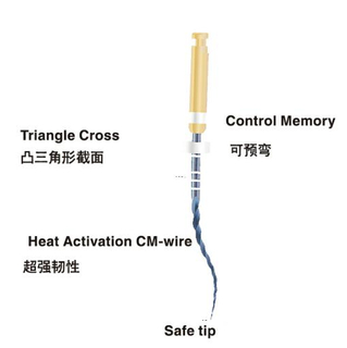 O mais novo arquivo macio Protaper de ativação Blue Niti