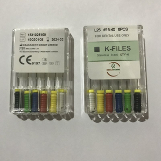 Um arquivo K endodôntico da marca Osakadent de qualidade
