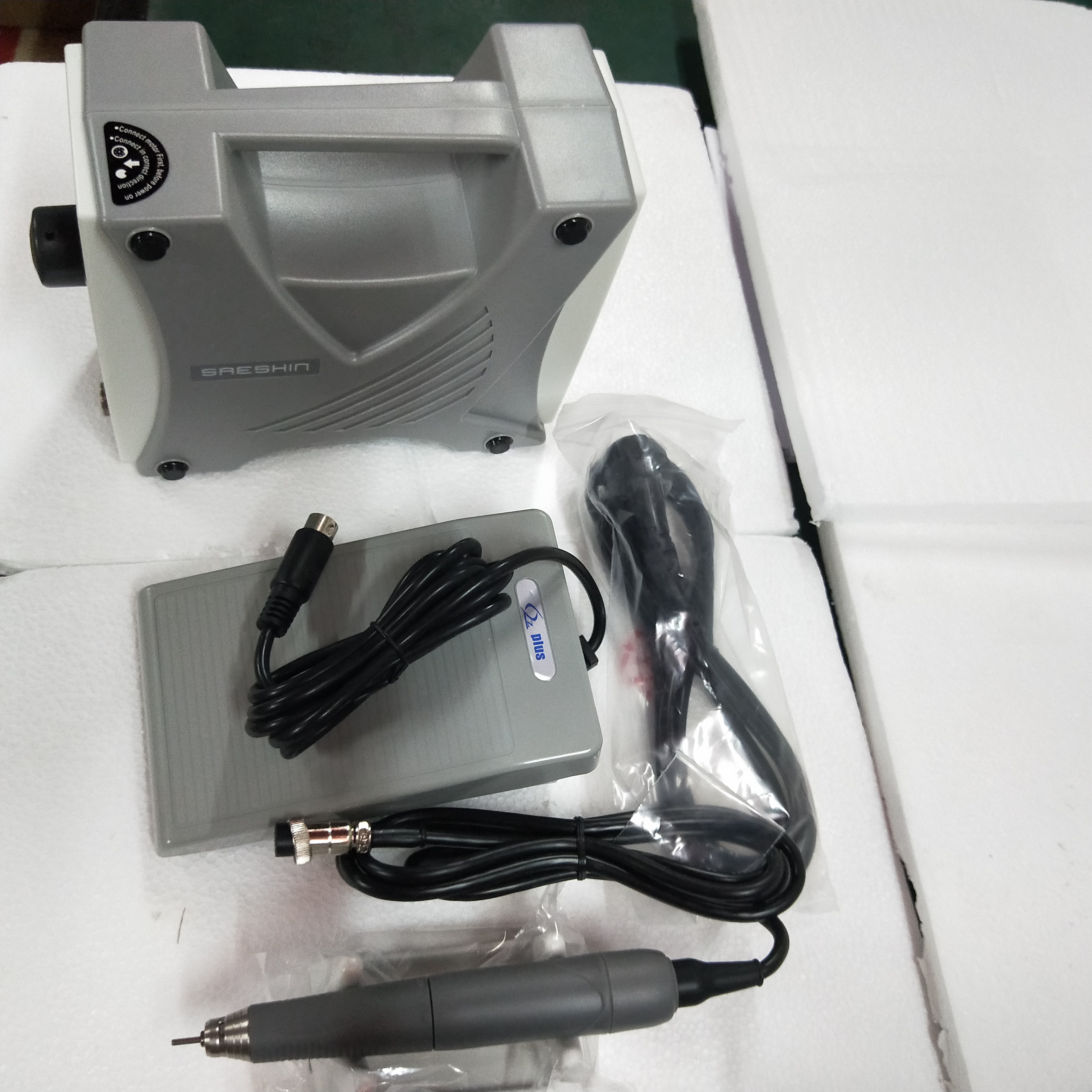Micromotor de 50.000 RPM para clínica ou laboratório