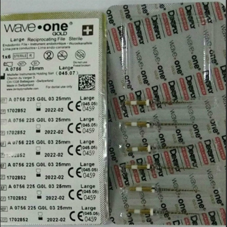 Arquivo de Niti Gold da onda Endodontic dental